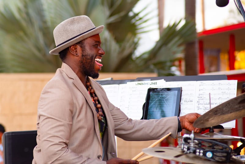 Lyndon Rochelle; performance at LACMA, August 2021.