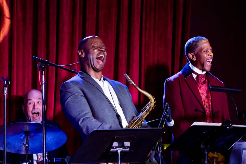 Aaron Rafael Serfaty, Nolan Shaheed, and Phillip Whack; performance at Catalina Jazz Club, March 2022.