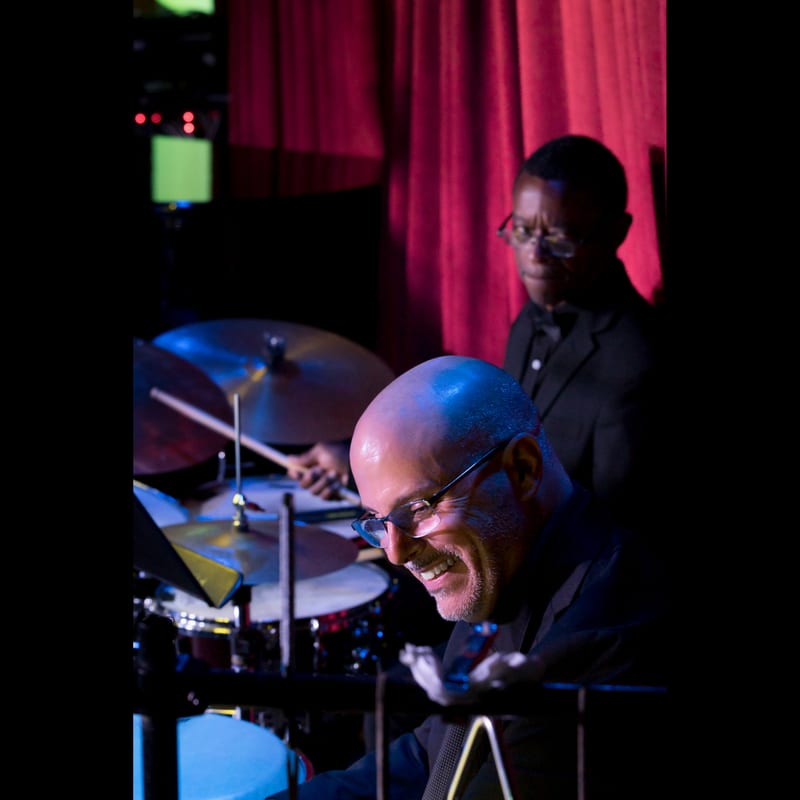 Clayton Cameron and Kevin Winard; performance at Catalina Jazz Club, June 2022.