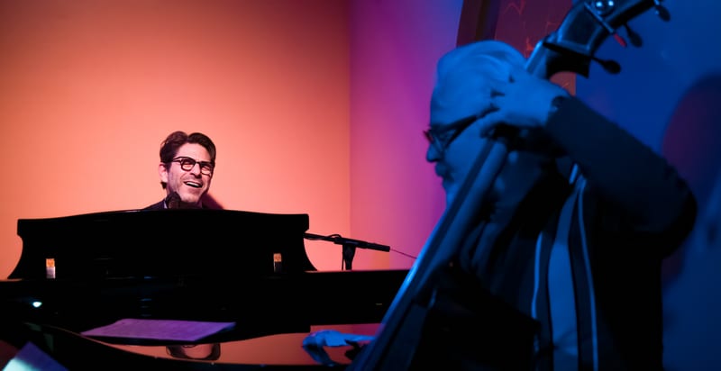 Adam Cohen and Bill Cantos; performance at Gardenia, November 2022.