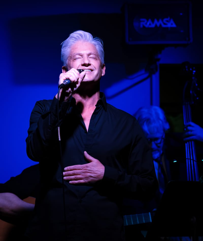 Doug Gardiner; performance at Gardenia, April 2023.