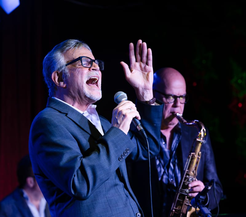 Bob Sheppard and Mark Winkler; performance at Catalina Jazz Club, April 2023.