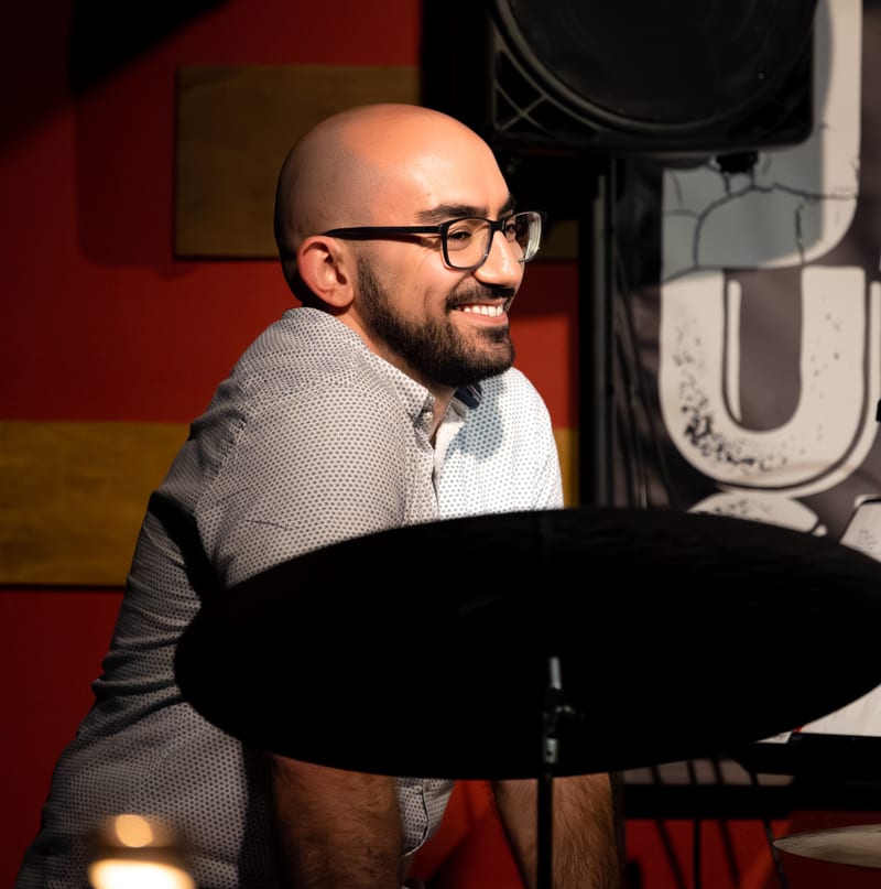 Karo Galadjian; performance at Jazz Underground, April 2023.