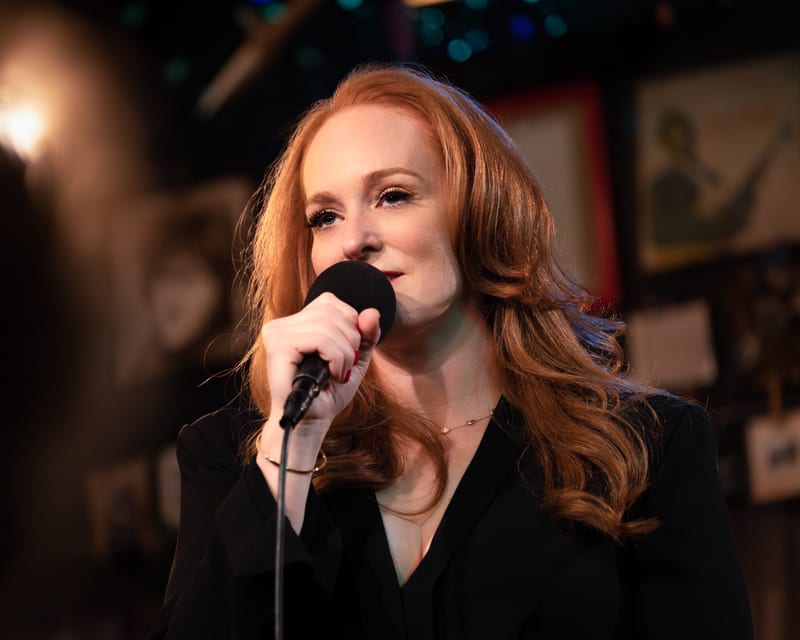 Antonia Bennett; performance at Kulak's Woodshed, April 2023.