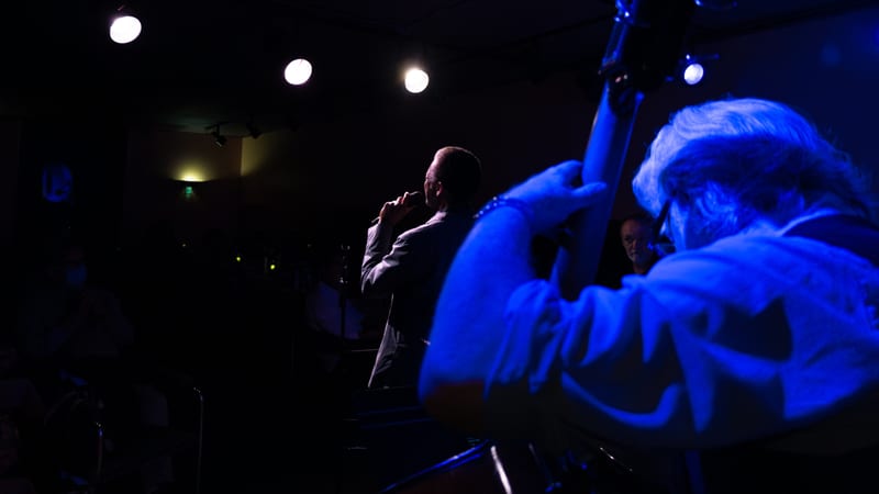 Adam Cohen and Jerome Pittman; performance at Gardenia, June 2023.