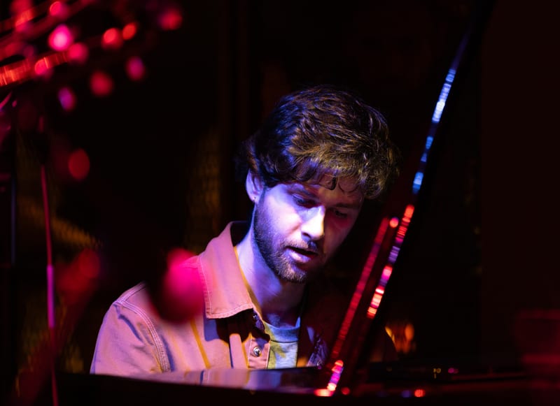 Michael Orenstein; performance at Rhythm Room, July 2023.