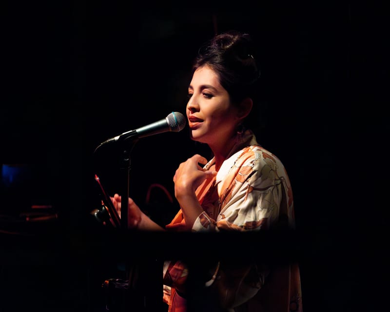 Lynn Cardona; performance at The Association, July 2023.