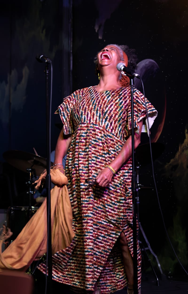 Rene Fisher Mims; performance at World Stage, September 2023.