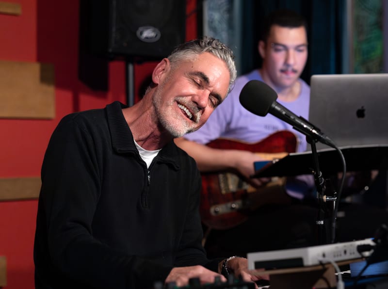 Todd Hunter; performance at Jazz Underground, November 2023.