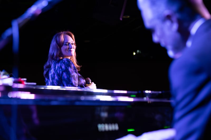 Antonia Bennett and Todd Hunter; performance at Catalina Jazz Club, November 2023.