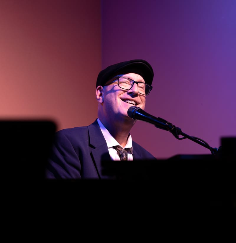 Wayne Wilentz; performance at Gardenia, December 2023.