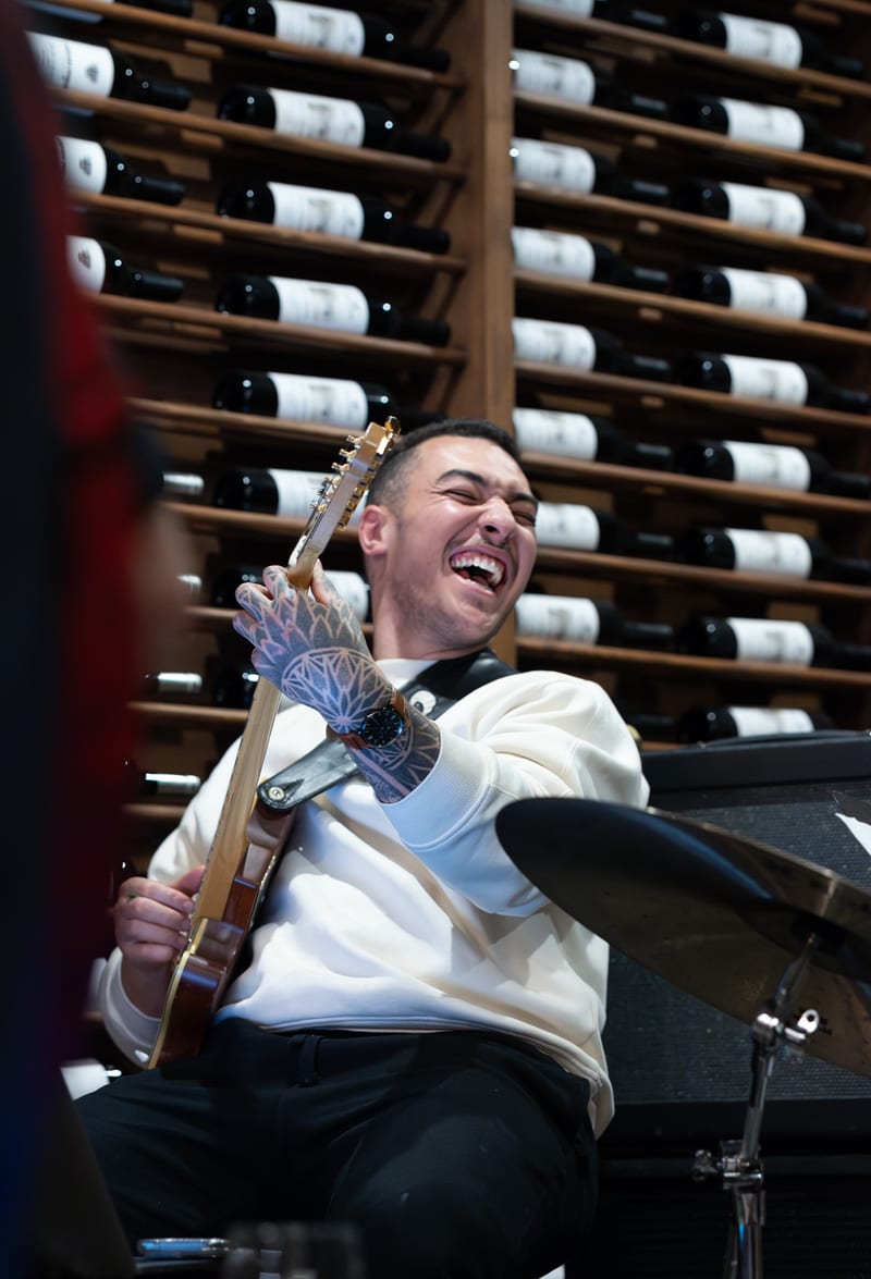 Bruno Cunha; performance at Urban Press Winery, January 2024.