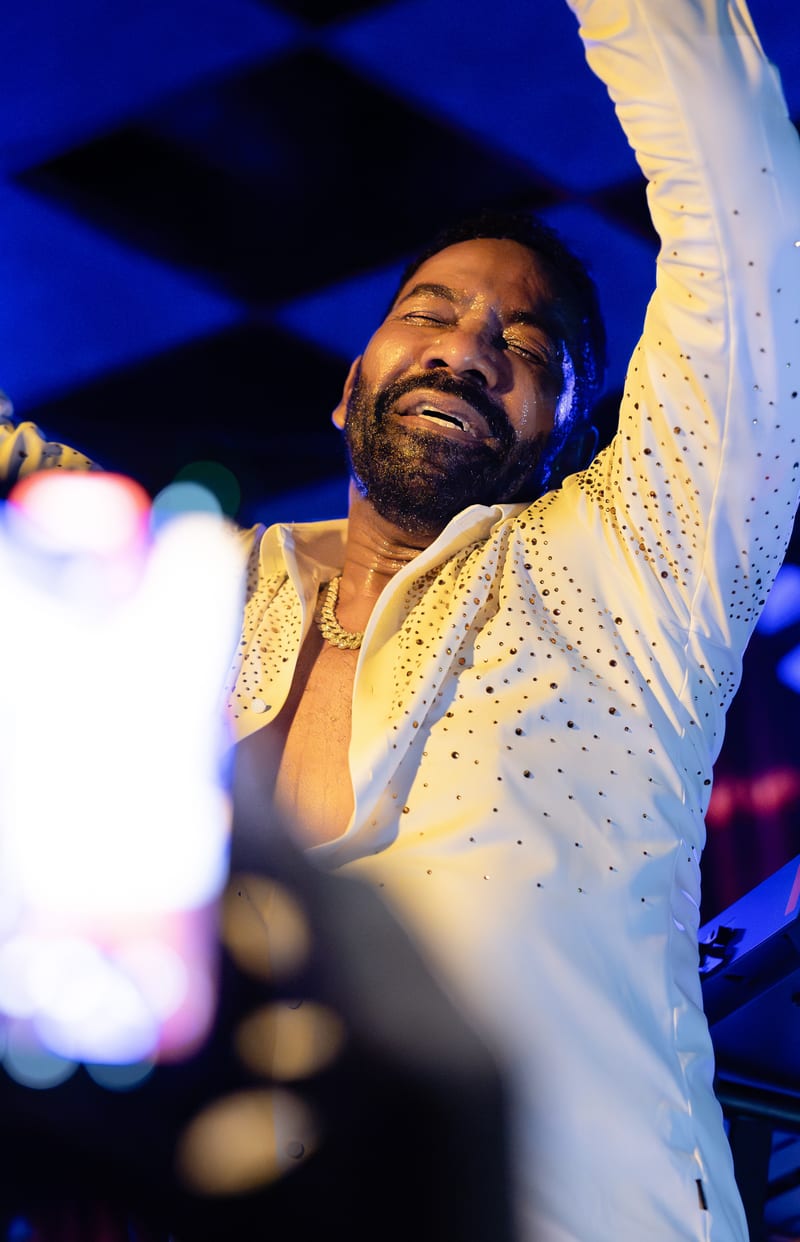 Keith Washington; performance at Catalina Jazz Club, March 2024.