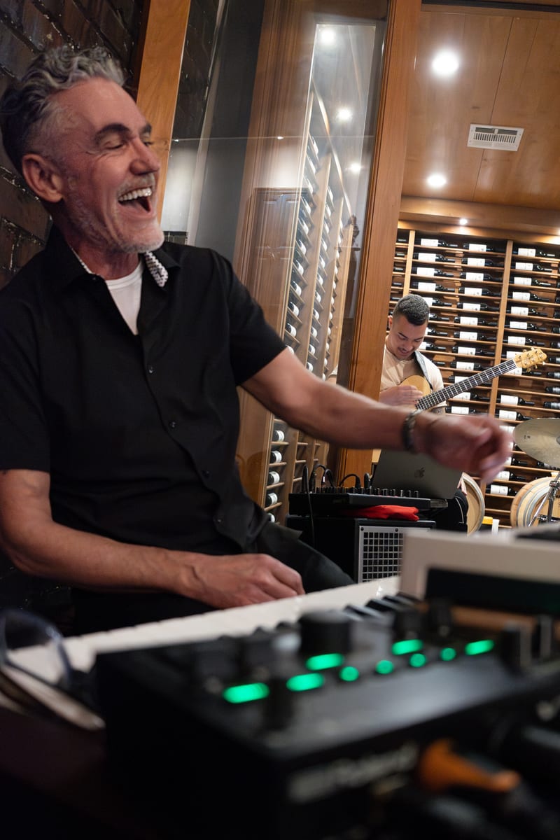 Todd Hunter; performance at Urban Press Winery, April 2024.