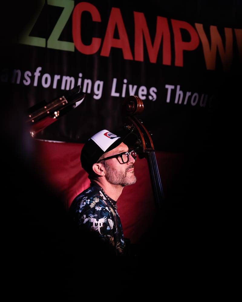 Joshua Thurston-Milgrom; performance at Jazz Camp West 2024, June 2024.
