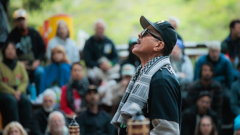 John Santos; performance at Jazz Camp West 2024, June 2024.