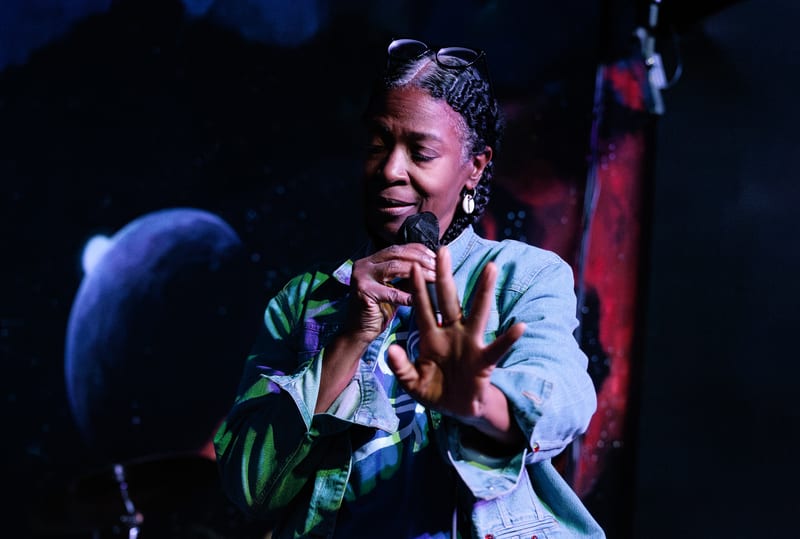 Crystal Carlisle; performance at World Stage, July 2024.