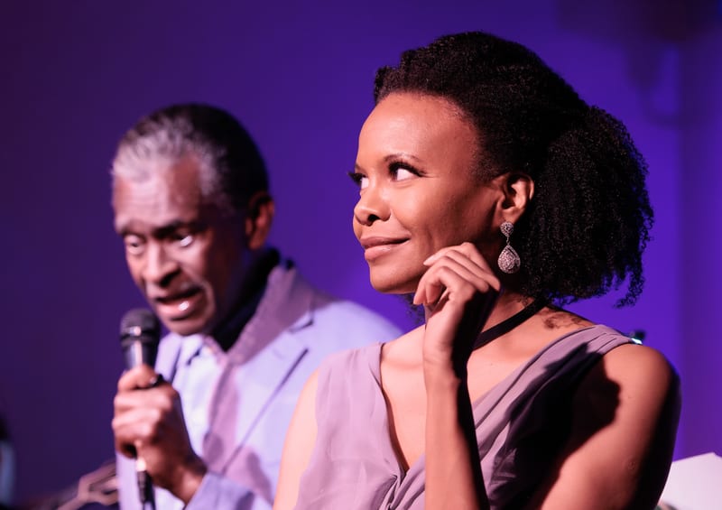 Jerome Pittman and Zuri Alexander; performance at Gardenia, July 2024.