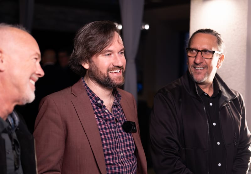 Andy Waddell, Kevin Axt, and Ray Brinker at Big Phat Band, September 2024.