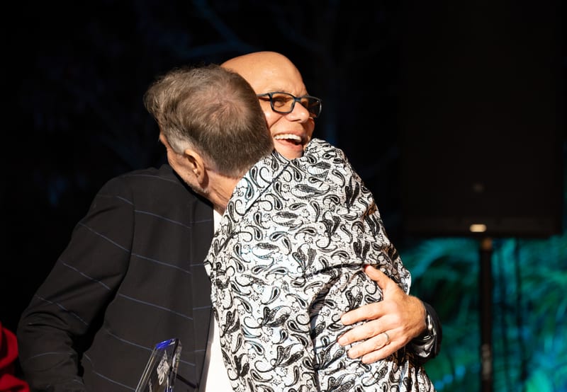 Dan Fornero and Gordon Goodwin at Big Phat Band, September 2024.