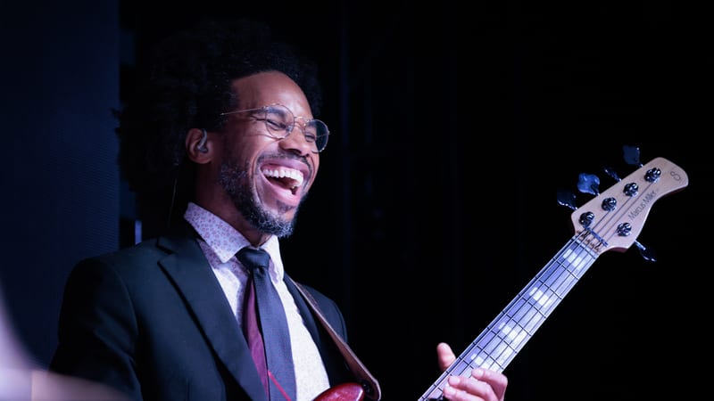 Jerome Randall; performance at View Music Bar, December 2024.