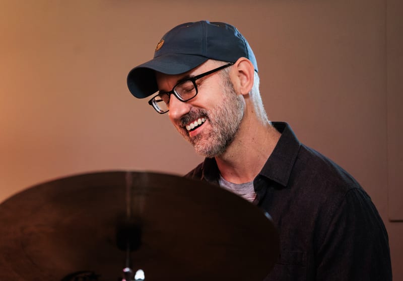 Mark Ferber; performance at Jones Coffee, January 2025.