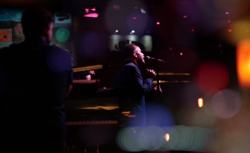 Nic Jackson; performance at Vibrato, April 2025.