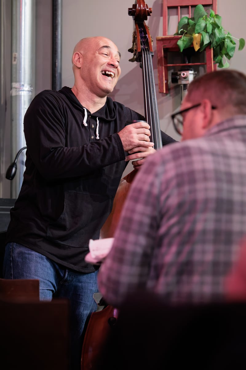 Live performance at Jones Coffee, May 2025.