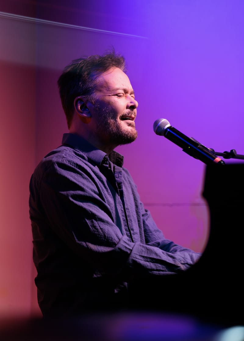 Greg Glienna; performance at Gardenia, December 2025.