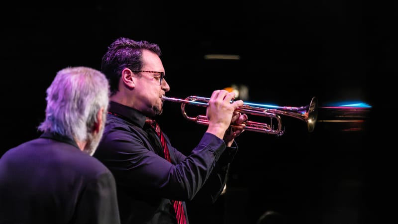 Mike ROcha; performance at Kavli Theater, December 2025.